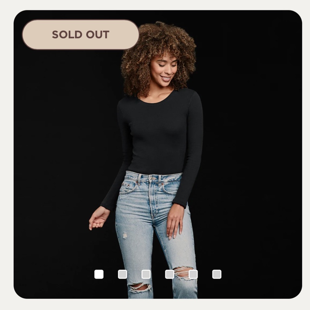 NUUDS Ribbed Long Sleeve Bodysuit